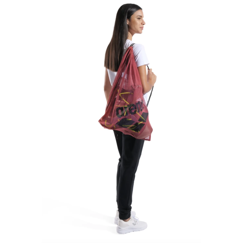 Сумка сітка для плавального інвентарю Arena ONE GO Mesh BAG (010240-200) Червоний 40 літрів