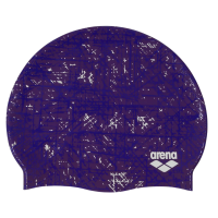 Шапочка для плавания Arena PRINT 2 (1E368-275) фиолетовая