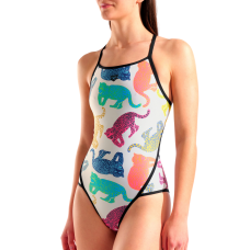 Жіночий спортивний купальник для плавання Arena WOIN THE WILD SWIMSUIT SUPER (010204-150) розмір 38