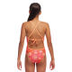 Дитячий спортивний купальник Funkita Girl's Tie Me Tight One Piece Ahelhe (FKS036G72003) розмір 10 Помаранчевий