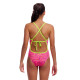 Дитячий спортивний купальник Funkita Girl's Tie Me Tight One Piece Packed Pink (FKS036G72075) розмір 12 Рожевий