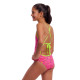 Дитячий спортивний купальник Funkita Girl's Tie Me Tight One Piece Packed Pink (FKS036G72075) розмір 12 Рожевий