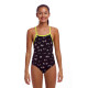Детский спортивный купальник Funkita Girl's Tie Me Tight One Piece Eye Spy (FKS036G72157) размер 10 черные с глазами