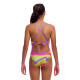 Детский спортивный купальник Funkita Girl's Tie Me Tight One Piece Colour Contour (FKS036G72173) размер 10 желтый