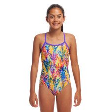 Детский купальник Funkita Girl's Twisted One Piece Strike A Posy (FKS038G71986) размер 12 желтый