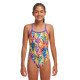 Детский купальник Funkita Girl's Twisted One Piece Strike A Posy (FKS038G71986) размер 14 желтый