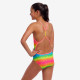 Детский купальник Funkita Girl's Twisted One Piece Melting Mayhem (FKS038G72154) размер 10 розово-голубой
