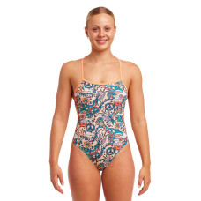 Женский купальник Funkita Ladies Twisted One Piece Free Love (FKS038L71719) размер 6 голубой