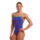 Женский купальник Funkita Ladies Single Strength One Piece Frequency (FKS045L72096) размер 10 синий