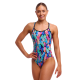 Женский купальник Funkita Ladies Diamond Secure One Piece Tickle Torture (FKS079L72156) размер 10 синий