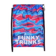 Сетка для инвентаря для плавания Funky Trunks Mesh Gear Bag Wave Craze (FTG010A7217200) 65см x 49см голубая 25Л