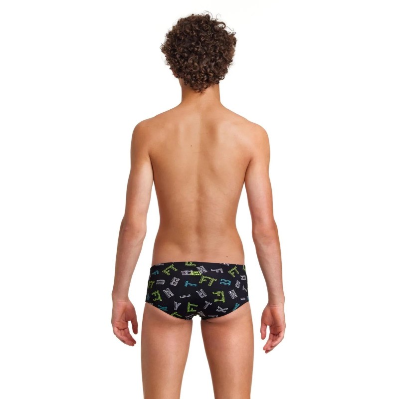 Дитячі плавки Funky Trunks Boy's Sidewinder Trunks  FTed (FTS015B71400) розмір 24 (8-9 років) чорні