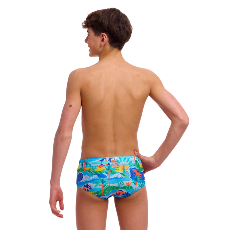 Дитячі плавки Funky Trunks Boy's Sidewinder Trunks  FTed (FTS015B71400) розмір 24 блакитні