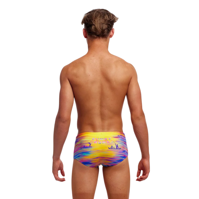 Детские плавки Funky Trunks Boy's Sidewinder Trunks Darkinjung Sunset (FTS015B72002) размер 26 желтые