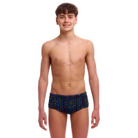 Детские плавки Funky Trunks Boy's Sidewinder Trunks Chomp Chomp (FTS015B72073) размер 24 черные