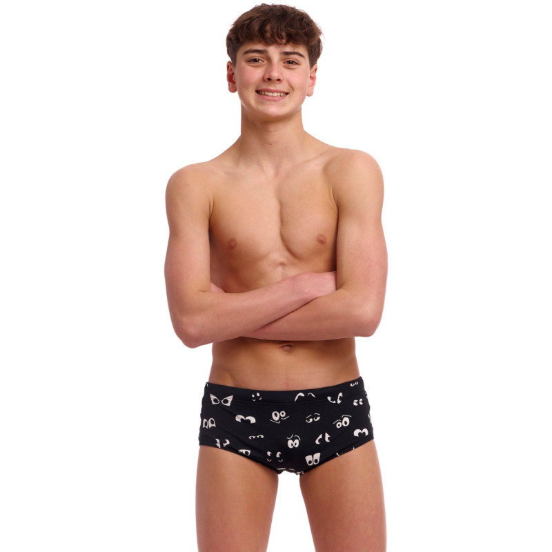 Дитячі плавки Funky Trunks Boy's Sidewinder Trunks Eye Spy (FTS015B72157) розмір 26 чорні