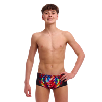 Детские плавки Funky Trunks Boy's Sidewinder Trunks Pride Alive (FTS015B72161) размер 28 черные