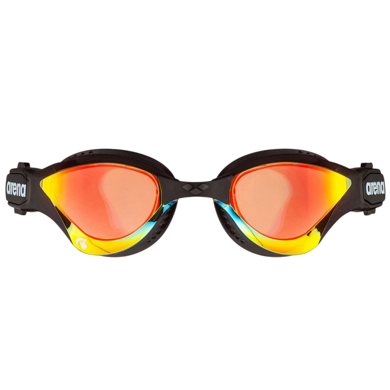 Окуляри для плавання (триатлону) Arena COBRA TRI Swipe MR (002508-355) чорний золоті лінзи
