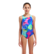 Дитячій купальник Arena Girl's SPRAY PAINT SWIMSUIT SWIM PRO BACK (010286-740) темно-синій розмір 8-9 років