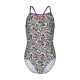 Дитячій купальник Arena Girl's FUN SKULLS SWIMSUIT LIGHTDROP BACK  (010284-590) мультиколор розмір 12-13 років