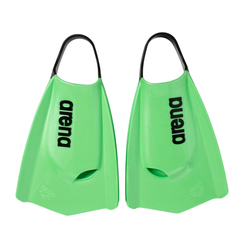 Ласти для плавання короткі із відкритою п'ятою Arena POWERFIN PRO II (006151-130) зелені, розмір 38-39