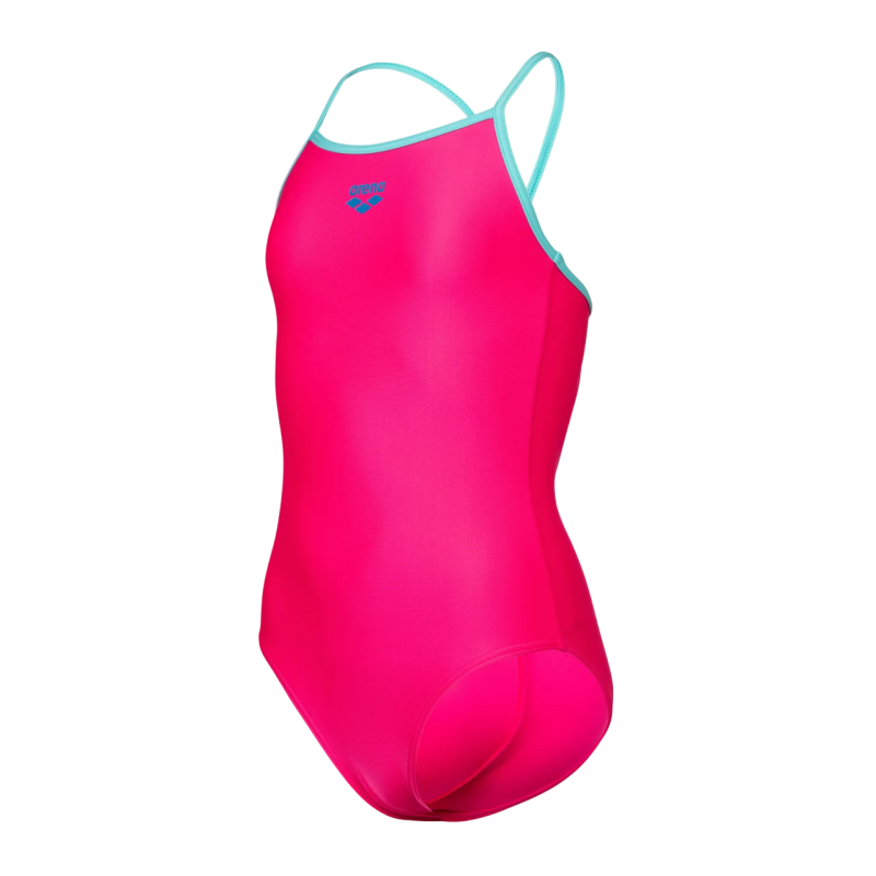 Дитячий купальник Arena SWIMSUIT LIGHT DROP SOLID (005919-980) розмір 6-7 років рожевий