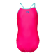 Дитячий купальник Arena SWIMSUIT LIGHT DROP SOLID (005919-980) розмір 6-7 років рожевий
