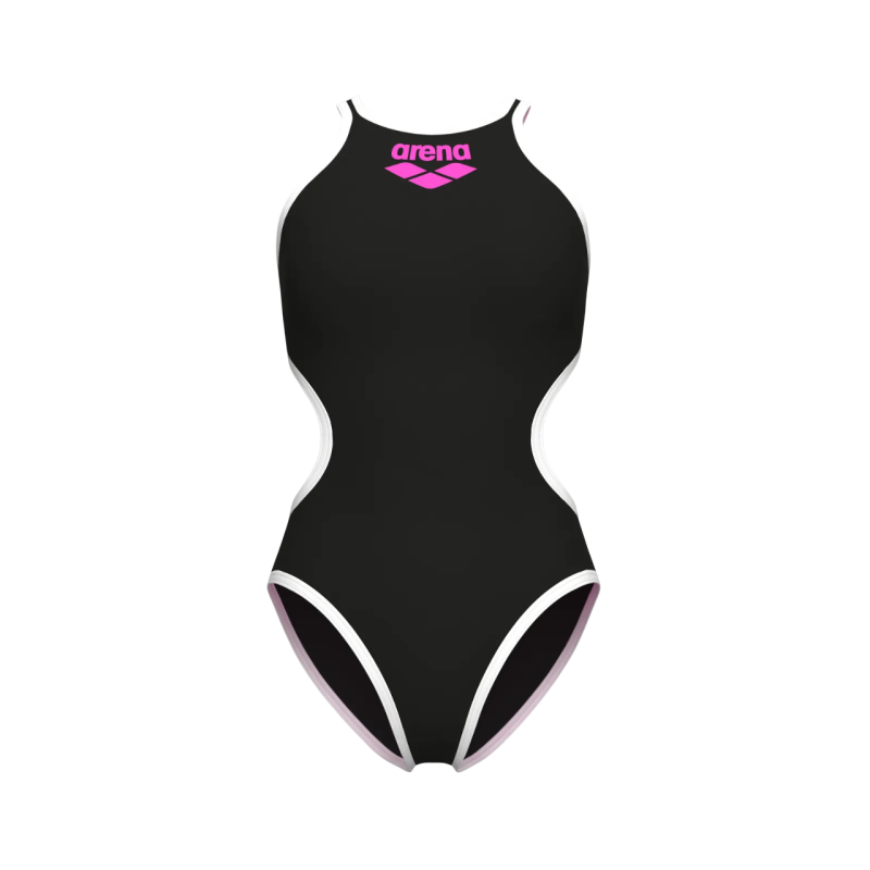 Жіночий купальник для плавання Arena ONE BIGLOGO ONE PIECE (001198-510) розмір 38 чорний