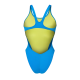 Жіночий спортивний купальник для плавання Arena TEAM SWIMSUIT SWIM TECH SOLID (004763-860) розмір 38 синій