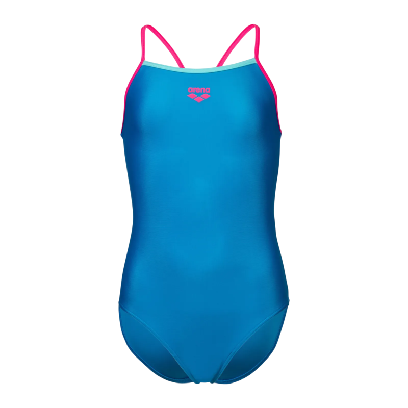 Дитячий купальник Arena SWIMSUIT LIGHT DROP SOLID (005919-860) розмір 6-7 років синій