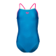Дитячий купальник Arena SWIMSUIT LIGHT DROP SOLID (005919-860) розмір 6-7 років синій