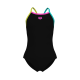 Детский купальник Arena SWIMSUIT LIGHT DROP SOLID (005919-569) размер 6-7 лет черный