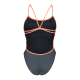 Жіночий купальник для плавання Arena SWIMSUIT LACE BACK SOLID (004651-504) розмір 34 оливковий