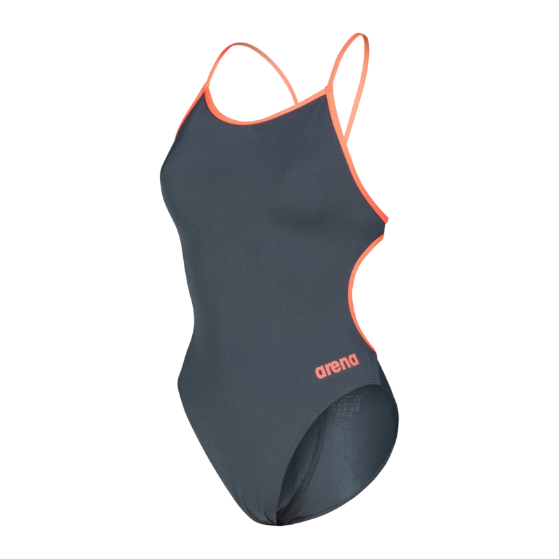 Жіночий купальник для плавання Arena SWIMSUIT LACE BACK SOLID (004651-504) розмір 34 оливковий