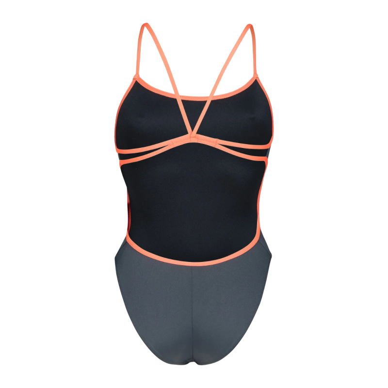 Жіночий купальник для плавання Arena SWIMSUIT LACE BACK SOLID (004651-504) розмір 38 оливковий
