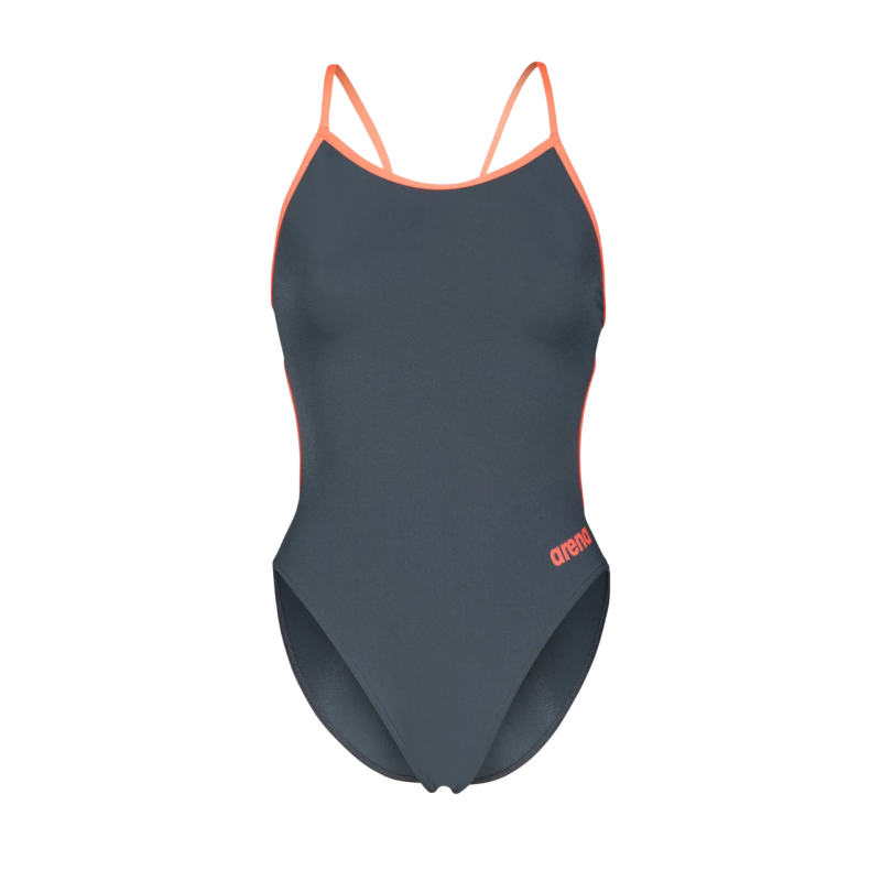 Жіночий купальник для плавання Arena SWIMSUIT LACE BACK SOLID (004651-504) розмір 38 оливковий