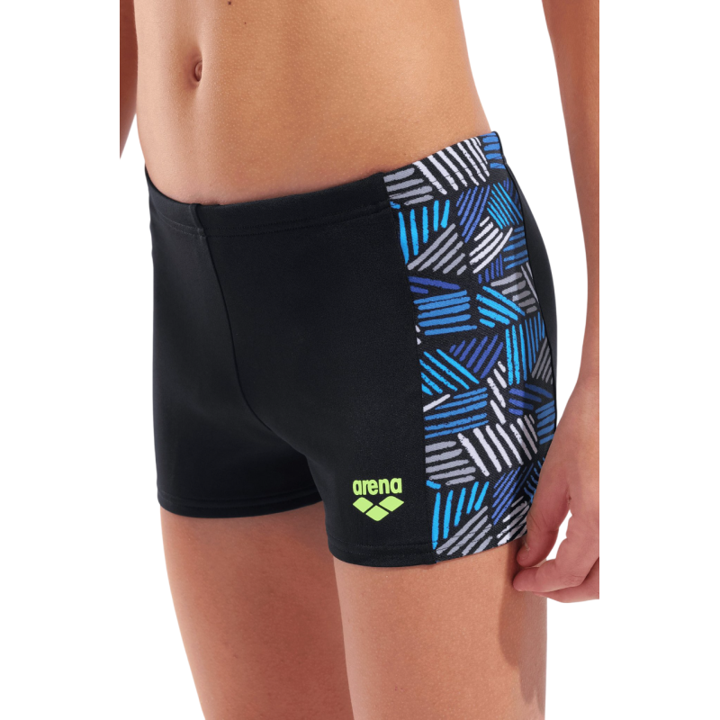 Детские спортивные плавки для плавания Arena CANDIES SWIM SHORT (010299-550) размер 14-15 лет черные с синим