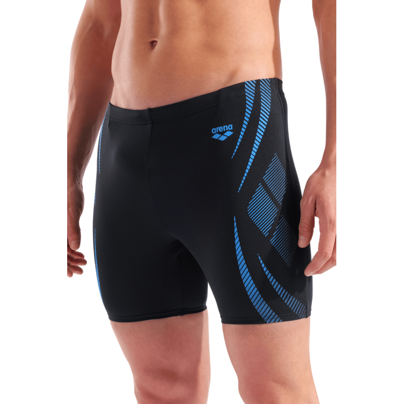 Чоловічі чорні плавки для плавання Arena POSEIDONIA SWIM MID JAMMER (009091-508) розмір 90 чорні