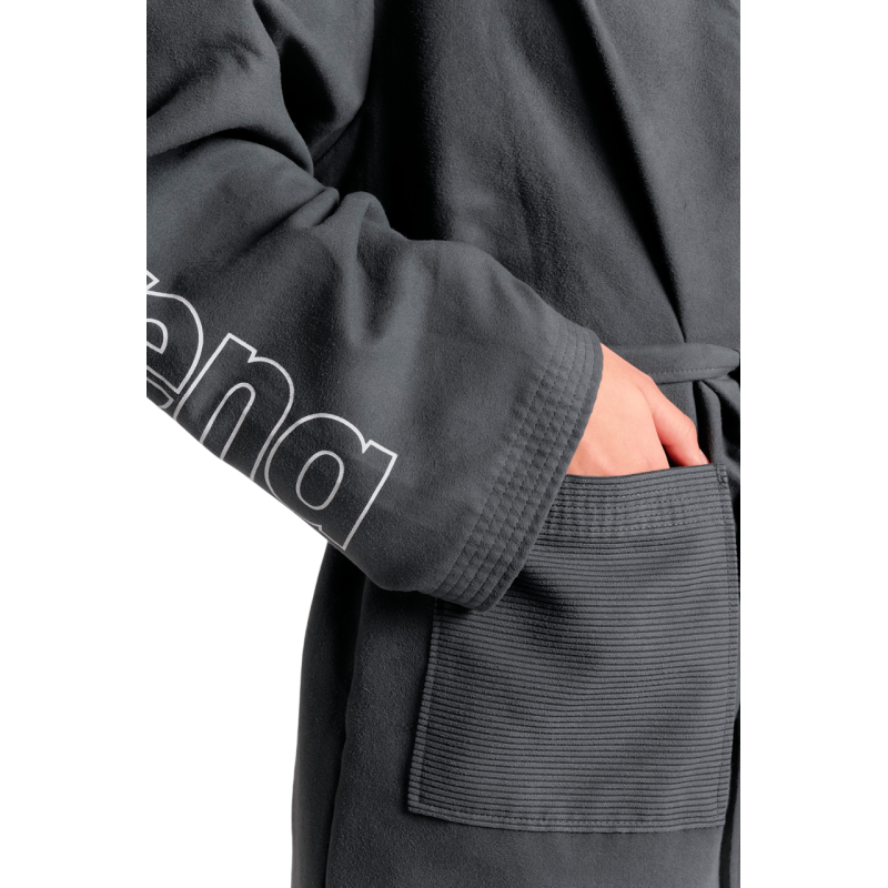 Халат з мікрофібри Arena Zeal Robe (009032-510) розмір XS, сірий