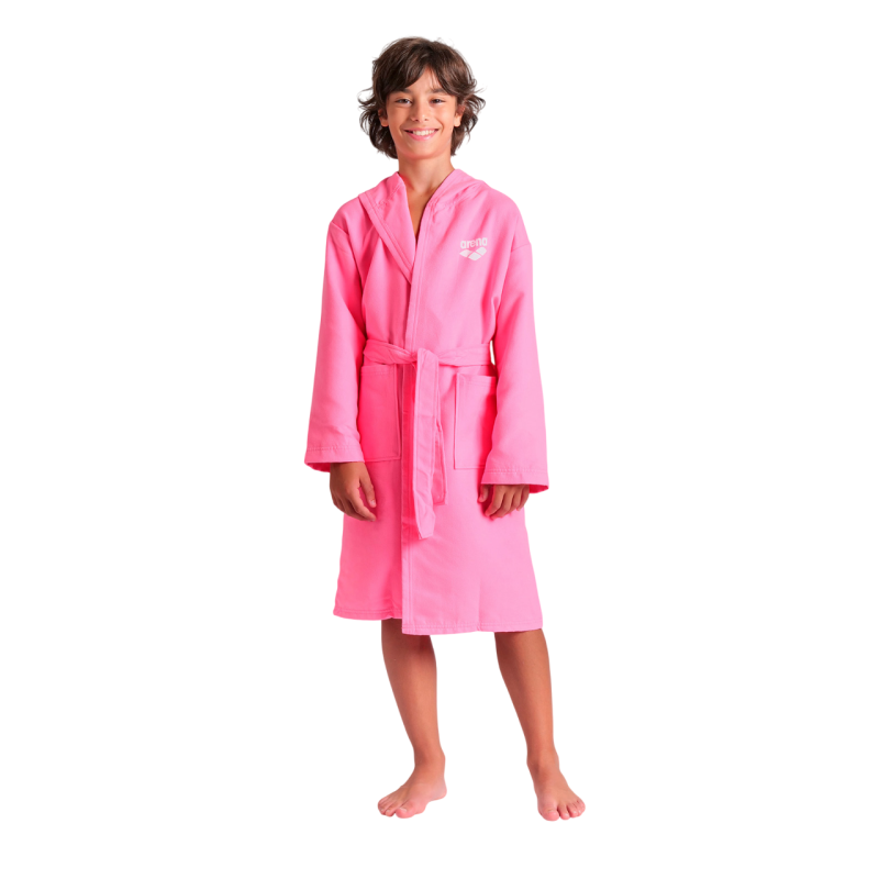 Дитячій халат з мікрофібри унісекс Arena ZEAL JUNIOR ROBE (009042-910) 14-15 років рожевий