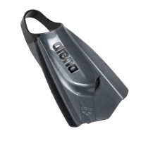 Ласти для плавання короткі із відкритою п'ятою Arena POWERFIN PRO II (006151-100) сірі, розмір 38-39