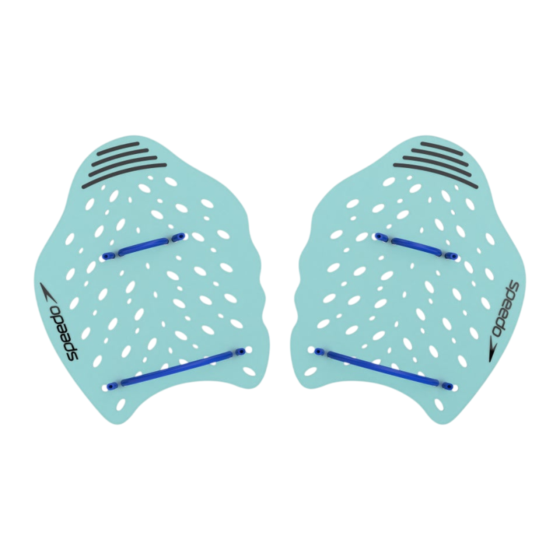 Лопатки для плавання Speedo Power Plus Paddle Turquoise (8-775301916243) блакитні, розмір L