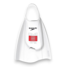 Ласти для плавання короткі із відкритою п'ятою Speedo DMC Elite FIN (8-00536200008) білі розмір 38 (S-M) 