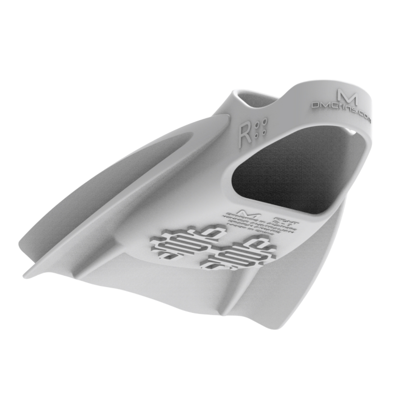 Ласти для плавання короткі із відкритою п'ятою Speedo DMC Elite FIN (8-00536200008) білі розмір 40-42 (M-L) 