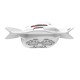Ласти для плавання короткі із відкритою п'ятою Speedo DMC Elite FIN (8-00536200008) білі розмір 45-46 (XL) 