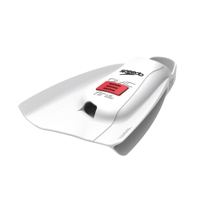 Ласти для плавання короткі із відкритою п'ятою Speedo DMC Elite FIN (8-00536200008) білі розмір 45-46 (XL) 