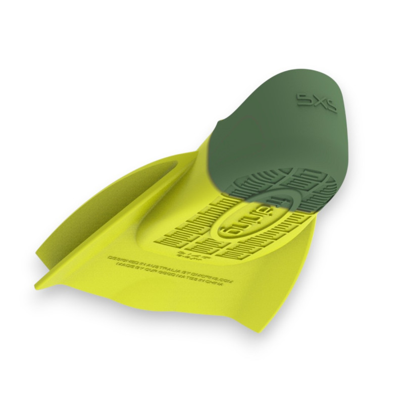 Ласти для плавання короткі із закритою п'ятою SPEEDO DMC ORIGINAL FIN (8-00536017218) жовті розмір 36-37 (XS)