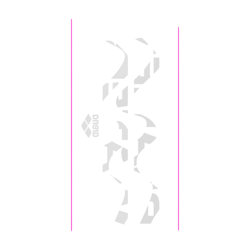 Рушник махровий Arena Printed Towel Shoking Pink (009050-950) рожевий, розмір 160х80 см