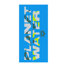 Рушник махровий Arena Printed Towel Shoking Pink (009050-850) синій, розмір 160х80 см