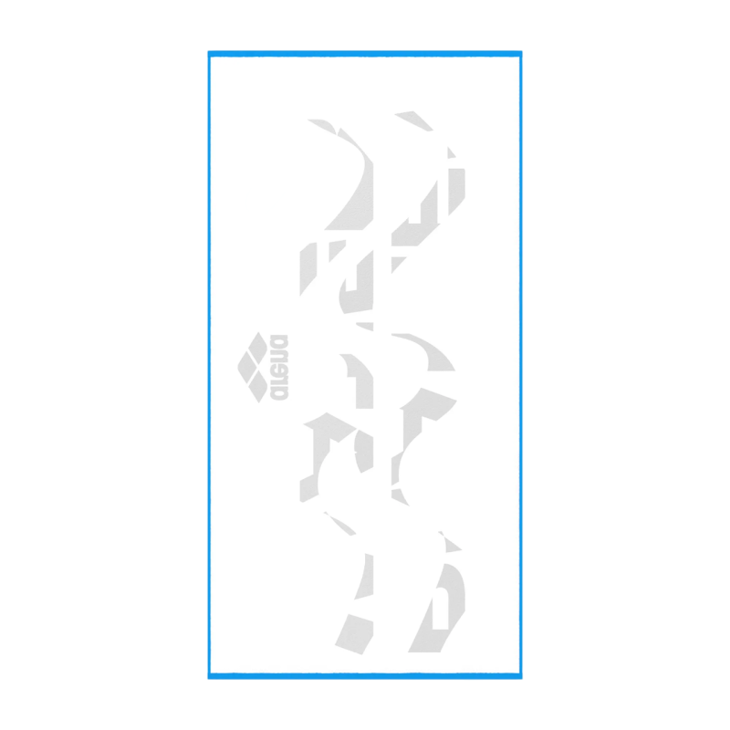 Рушник махровий Arena Printed Towel Shoking Pink (009050-850) синій, розмір 160х80 см